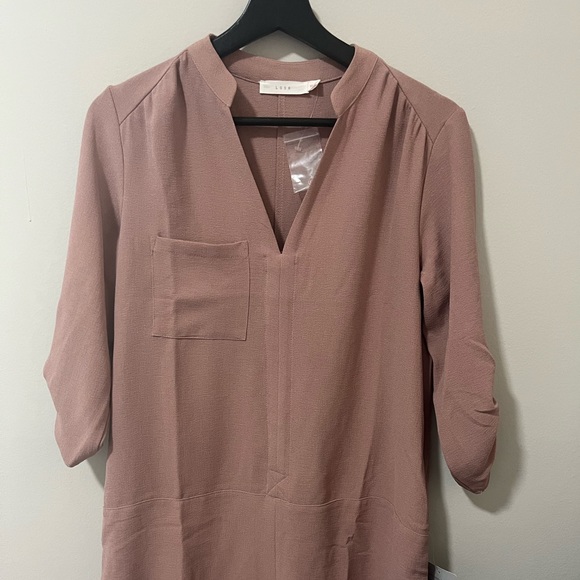 Mauve 3/4 Sleeve Dress - Picture 1 of 3